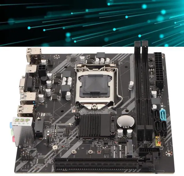 Alt view image 2 of 5 - LGA 1151 Motherboard, DDR3 Motherboard with Channel PCIe X16 SATA3.0 DDR3 4 USB2.0 2 USB3.0 3 Phase Power, Gaming Mainboard for Computer PC