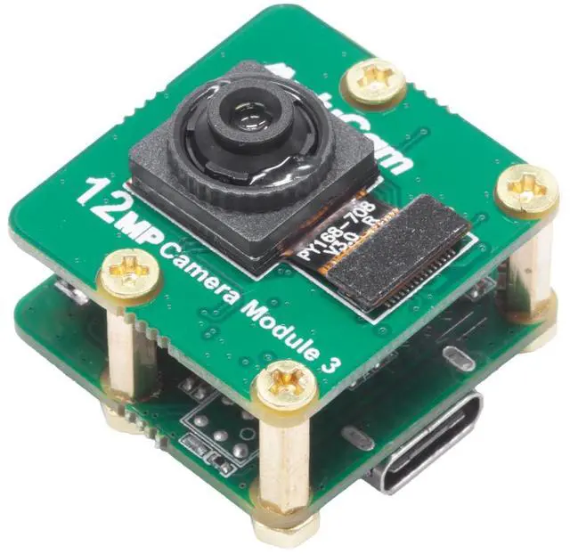 Main image of Arducam for Raspberry Pi USB Camera Module 3, IMX708 12MP UVC Camera, with 75°(D) Fixed-Focus Stock Lens, Compatible with Windows, Linux, Mac, Android