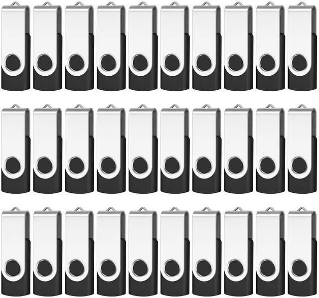 Main image of AreTop 100 Pack 1GB USB Flash Drive, USB2.0 Bulk Flash Drives Thumb Drive 1G USB Drive 1GB Memory Stick, Black