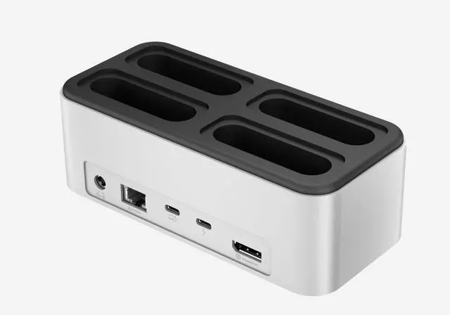 Alt view image 2 of 5 - 13 in 1 Professional Docking Station with 4 Expansion Slot; USB4 hub Compatible for Mac Windows Thunderbolt 4/3; with 60W PD, 2X USB-C, 2X USB-A, DisplayPort, 2.5 Gigabit Ethernet, Audio, NVMe Slot