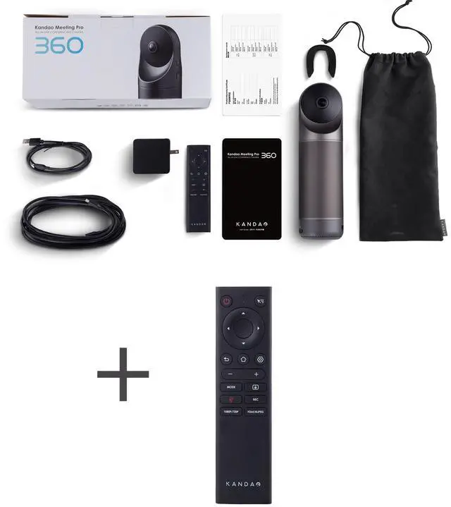 Alt view image 2 of 5 - KanDao Meeting Pro - 360 Video Conference Camera with 2 Remote Control