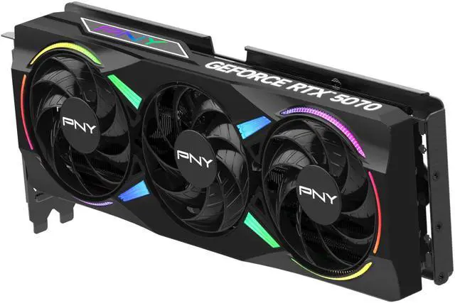 Alt view image 5 of 5 - PNY GeForce RTX(tm) 5070 ARGB Overclocked Triple Fan