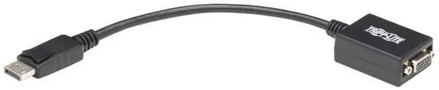 Alt view image 4 of 5 - Tripp Lite DisplayPort to VGA Adapter Converter Active M/F 6In 50 Pack