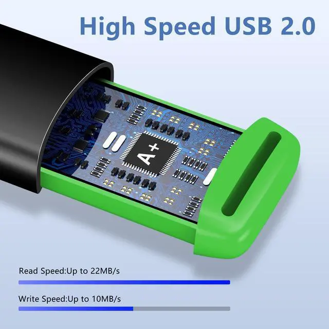Alt view image 2 of 5 - AGECASH Fat32 USB Flash Drive 20 Pack 8GB Bulk USB 2.0 Flash Drives Thumb Drive 20Pack Memory Stick Jump Drives Multipack Zip Drive for Data Storage and Backup (Multicolor, 8GB)