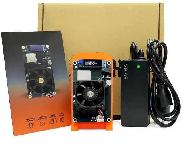 Alt view image 4 of 5 - Bitcoins Miner Bitaxes Gamma 601 BM1370 Asic Chip Solo 1.2TH/S Asic 15W/TH BTC Machine Home Use 2.4G WiFi Crypto Currency Miner