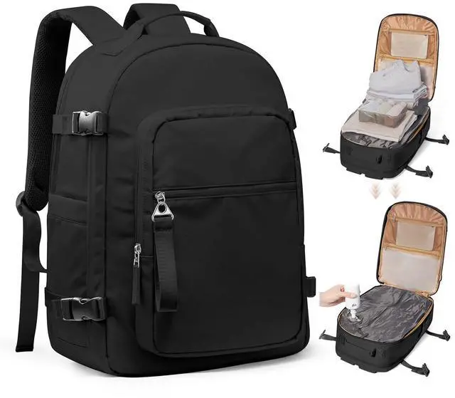 Main image of coofay Vacuum Backpack Travel with Pump Airback Vacpack Backpack with Vacuum Seal Backpacks Traveling Backpacks Vacuum Compression Air Travel Bag Carry on Luggage