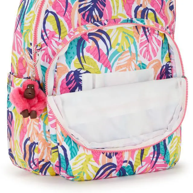Alt view image 5 of 5 - Kipling Women's Seoul 15" Laptop Backpack, Durable, Roomy with Padded Shoulder Straps, Built-In Protective Sleeve