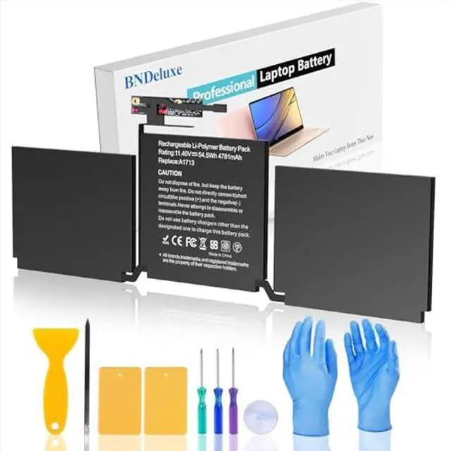 Main image of BNDeluxe A1713 A2171 Laptop Battery Replacement for MacBook Pro A1708 Battery for 13-Zoll A1708(2016,2017) A2159(2019) A2289(2020) A2338(2020,2022)