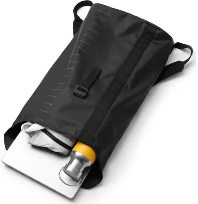 Alt view image 5 of 5 - Db Journey Essential Backpack - Travel Backpack with Laptop Compartment for Work, and Gym, Lightweight, Roller Bag Attachment, 12L - Black Out