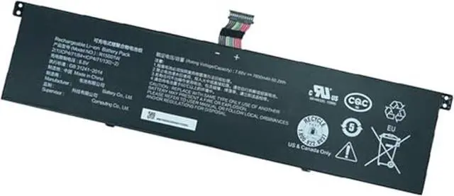 Main image of HBFVG R15B01W R15BO1W Laptop Battery Replacement for Xiaomi Pro 15.6 inch Series (7.68V 60.2Wh)