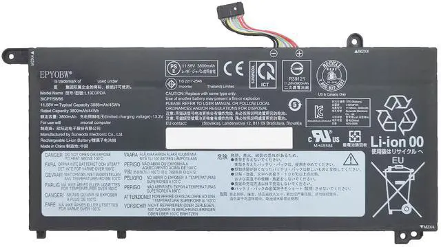 Main image of EPYOBW L19D3PDA Laptop Battery 45Wh Compatible with Lenovo ThinkBook 14 G2 ITL are / 14 G3 ACL ITL / 14 G4 ABA IAP / 15 G2 ITL are / 15 G3 ACL ITL / 15 G4 ABA IAP Series L19M3PDA L19C3PDA L19L3PDA