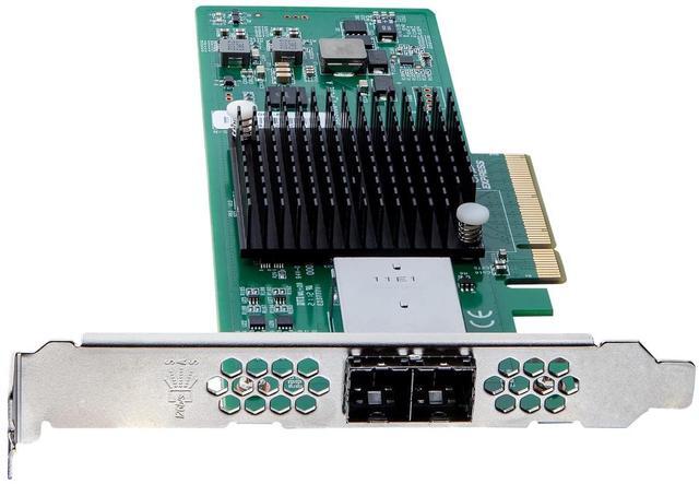 Alt view image 3 of 4 - Broadcom PCIe SAS/SATA HBA Card - 2X Mini SAS Ports, Same as LSI 9300-8E