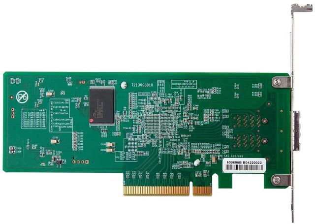 Alt view image 4 of 4 - Broadcom PCIe SAS/SATA HBA Card - 2X Mini SAS Ports, Same as LSI 9300-8E