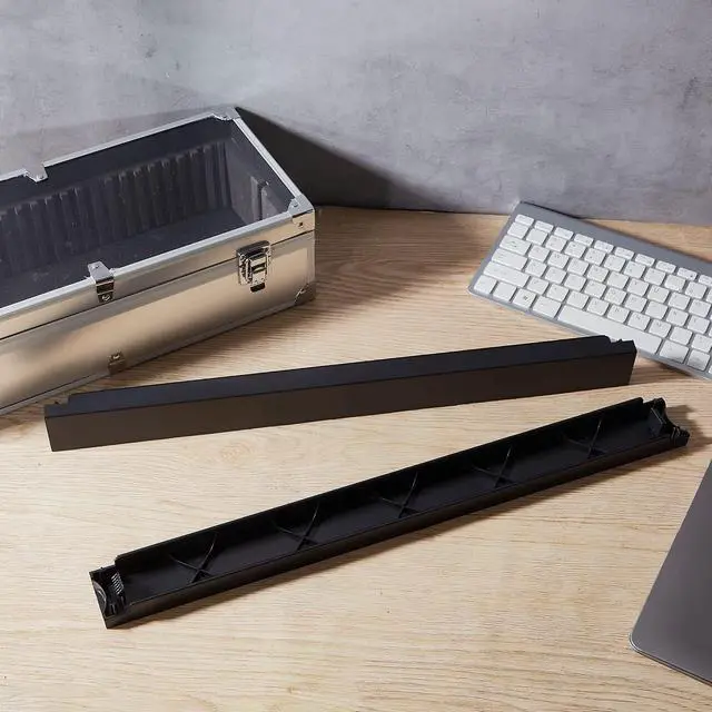 Alt view image 2 of 5 - Dunzy 20 Pcs 1u Blank Panel 1u Rack Blank Disassembled Plastic Mount Blanking Panel for 19 Inch Server Rack Cabinet or Enclosure, Black