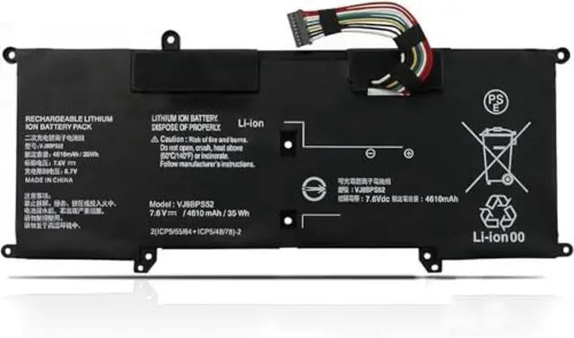 Main image of VJ8BPS52 V-J8BPS52 Laptop Battery Replacement for Sony VAIO S11 S13 S14 SX12 SX14 VJPG11C11N VJS132C11W VJS132C11L VJS132C11N VJS132C11T VJS141C11L VJS112C VJS131C VJS141C VJS132C Series(7.6V 35Wh)
