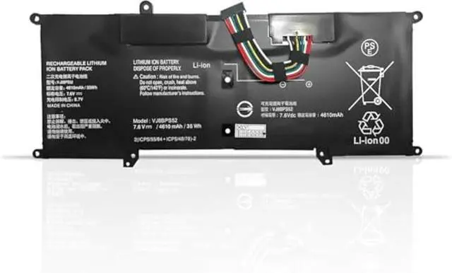 Alt view image 2 of 5 - VJ8BPS52 V-J8BPS52 Laptop Battery Replacement for Sony VAIO S11 S13 S14 SX12 SX14 VJPG11C11N VJS132C11W VJS132C11L VJS132C11N VJS132C11T VJS141C11L VJS112C VJS131C VJS141C VJS132C Series(7.6V 35Wh)