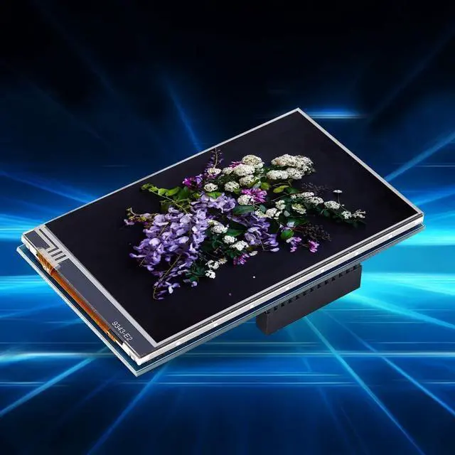 Alt view image 3 of 5 - 4 inch LCD Display, DC 5V IPS HD Display Screen HDMI Display 4-Inch Screen Resistive Touch for Raspberry Pi