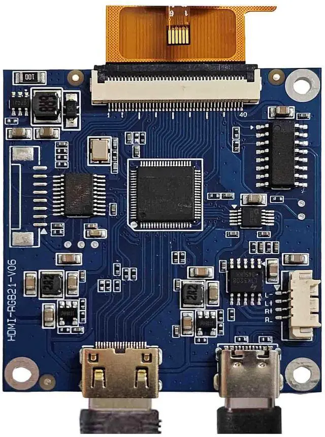 Alt view image 4 of 5 - FanyiTek 2.1 inch 480X480 IPS MIPI 300nit Circle LCD Touch Screen and 40 pins Controller Board