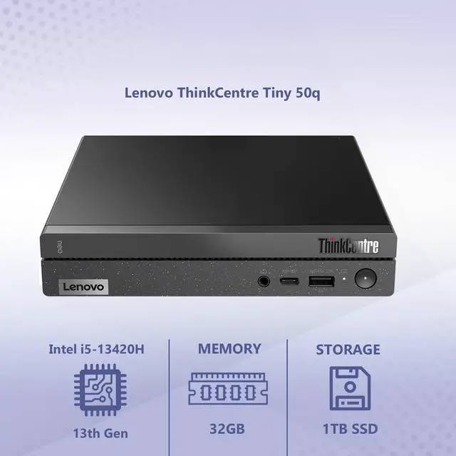 Lenovo ThinkCentre Tiny 50q Intel Octa Core i5-13420H (Beats Lenovo ThinkCentre Tiny 50q Intel Octa Core i5-13420H (Beats
