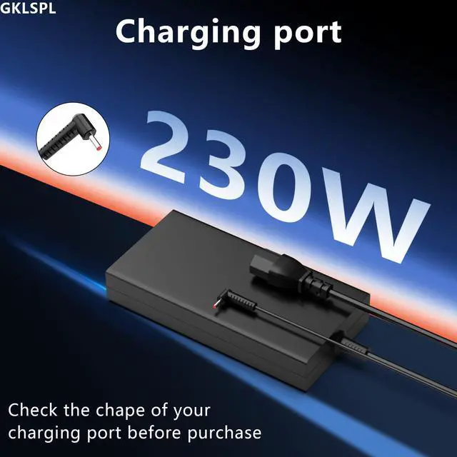 Alt view image 2 of 5 - 230W Power Adapter Replacement for Acer Predator Triton 300 500/Predator Helios 300/Neo 16/Nitro 14 16 17 Gaming Laptops,Compatible with Acer PH317 PTN16-51 AN16-41 AN17-42