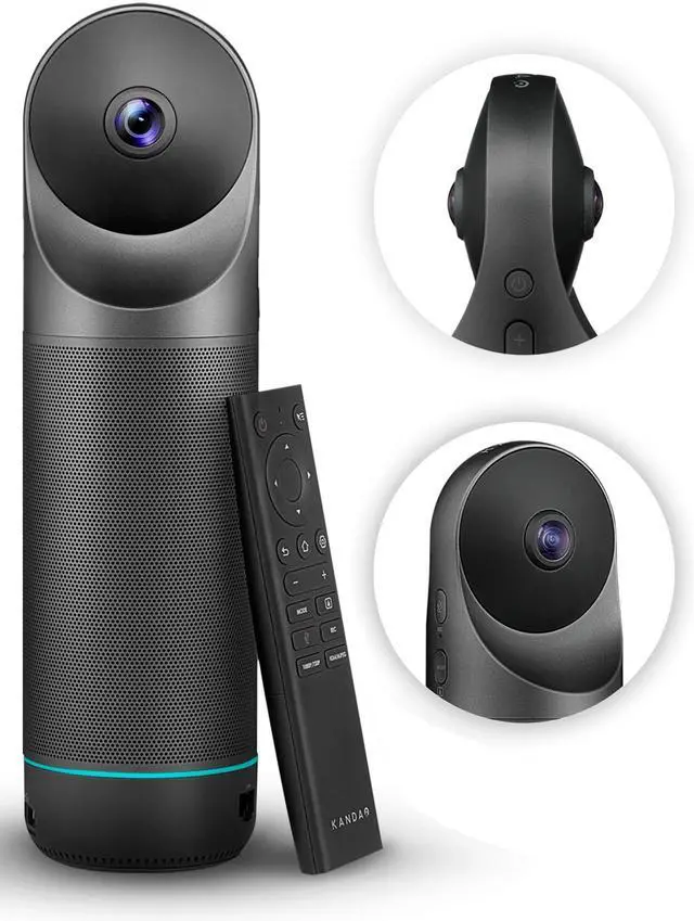 Main image of KanDao Meeting Pro - 360 Video Conference Camera, 4-in-One AI Smart Tracking Video Conferencing System, Works on Microsoft Teams, Zoom, Google Meet, Skype etc, Hybrid Meeting Room Zooming Camera
