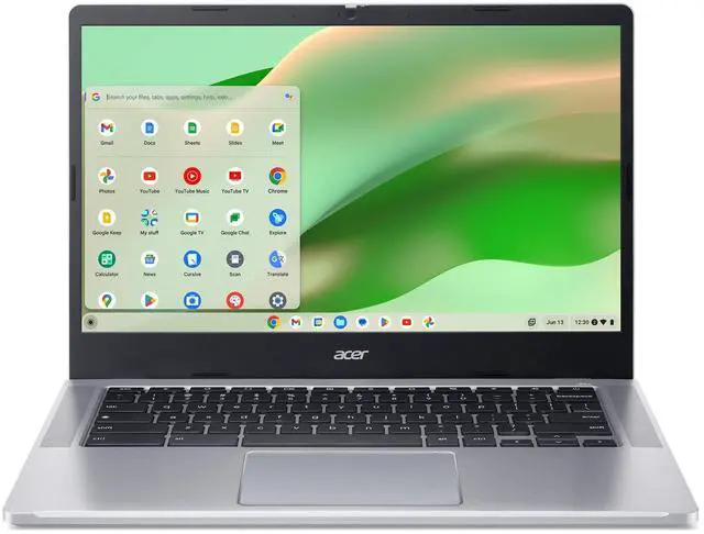 Main image of Acer Chromebook 314 CB314-4HT-32X6 Laptop | Intel Core i3-N305 Processor | 14" Full HD (1920 x 1080) IPS Touch Display | 8GB LPDDR5 | 128GB eMMC | Intel Wi-Fi 6E AX211 | Chrome OS | Pure Silver