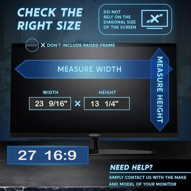 Alt view image 2 of 5 - Brevynx [2 Pack] 27 inch Removable Anti-Glare Blue Light Screen Protector for 16:9 Computer Monitor Display- Anti-Glare, Anti-Scratch, PC Anti-UV Eye Protection Filter Film