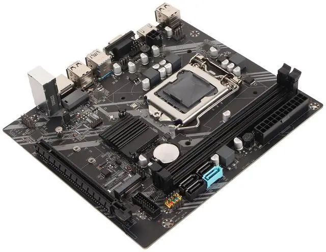 Alt view image 4 of 5 - JTLB DDR3 Motherboard Channel PCIe X16 SATA3.0 DDR3 4 USB2.0 2 USB3.0 3 Phase Power LGA 1151 Motherboard for Computer PC