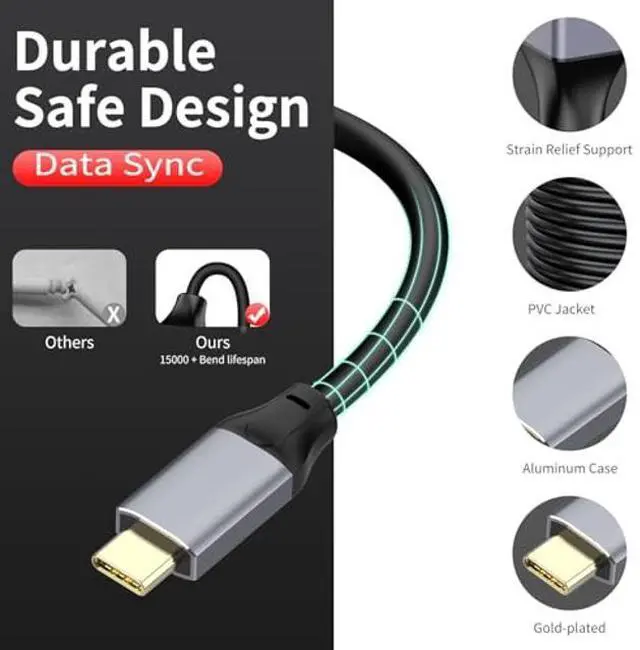 Alt view image 4 of 5 - GOSYSONG Active USB C to USB B 3.0 Cable 50ft, Super Speed 5Gbps USB 3.0 B to C Cable Compatible with Conference Camera,Docking Station,Hard Driver,Scanner, Printer,Vidicon and More