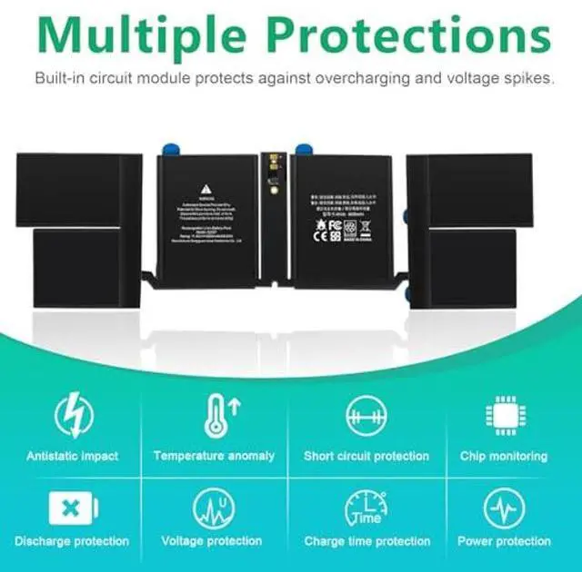 Alt view image 5 of 5 - ASUNCELL A2485 Battery Replacement A2527 Battery for MacBook Pro 16 inch A2485 (Late 2021) EMC 3651,A2527 <99.6Wh 8700mAh 11.45V>