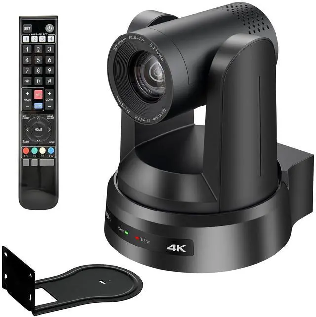Main image of HCSTVCON PTZ Camera 4K,AI Auto Tracking USB3.0/3G-SDI/LAN HDMI PTZ Camera 20X Optical +16X Digital Zoom with PoE Live Streaming Camera for Church Worship,OBS,Facebook,YouTube(NDI)