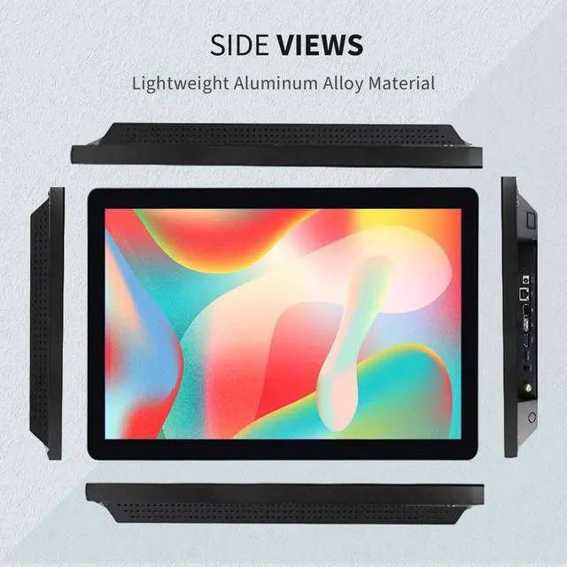 Alt view image 4 of 5 - TouchWo 27 inch Touch Screen PC Monitor, Intel i5, 4GB RAM, 128G SSD, 16:9 FHD 1080P, Windows 10, Smart Board for Classroom, Meeting & Home, USB, VGA & HD-MI Monitor