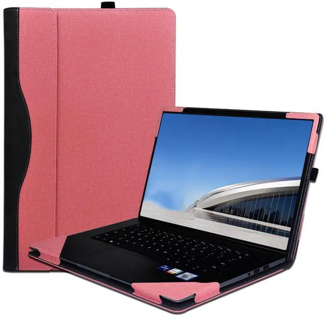 Main image of Laptop Case Cover for New Samsung Galaxy Book4 Edge 14'' & 14 inch Book 4 Pro & for Book3 Pro,PU Leather Notebook PC Bag Sleeve (Pink, 14 inch)