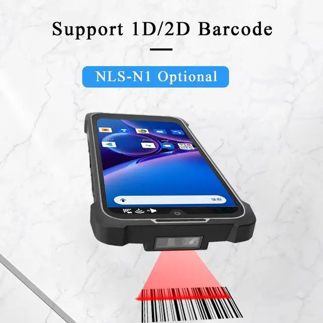 Alt view image 3 of 5 - Android 11 Handheld Data Terminal with Barcode Scanner, Handheld Mobile Computer PDA 5.7" Screen, GPS/Bluetooth/NFC/4G LTE Mobile Scanner for Inventory Management