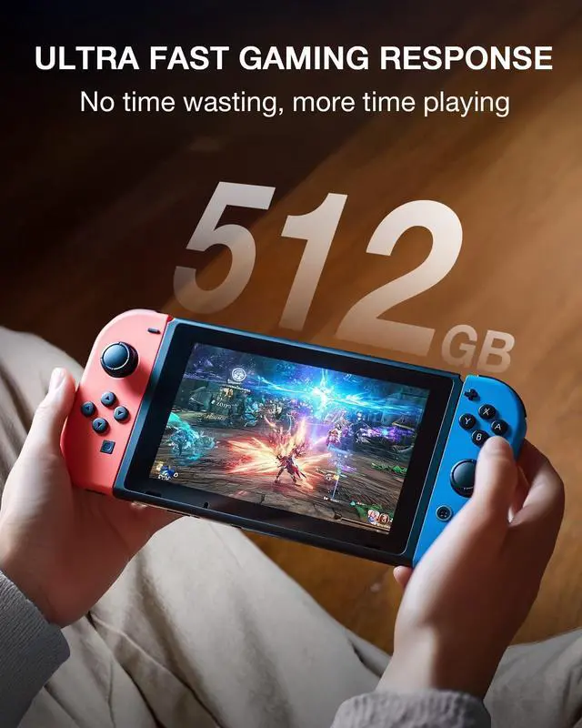 Alt view image 5 of 5 - DIGIERA 512GB LT100 microSDXC UHS-I Memory Card with Adapter - up to 170MB/s, C10, U3, V30, 4K, A2, Micro SD Card for Smartphones, Tablets, Cameras, Gaming Consoles, and Drones (1 Pack)