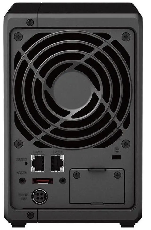 Alt view image 4 of 5 - Synology DS723+ 2-Bay Diskstation NAS (AMD Ryzen(tm) 4 Threads R1600 Dual-Core 2GB Ram 2xRJ-45 1GbE LAN-Port) 6TB Bundle with 2X 3TB WD Red Plus