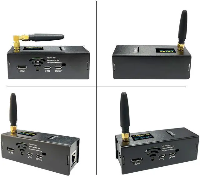 Alt view image 4 of 5 - Dikkod MM100 Dmr Hotspot with WLAN Ethernet Port WiFi Voice Modem Raspbery pi zerow Dstar Ysf C4fm Two Colors OLED Screen