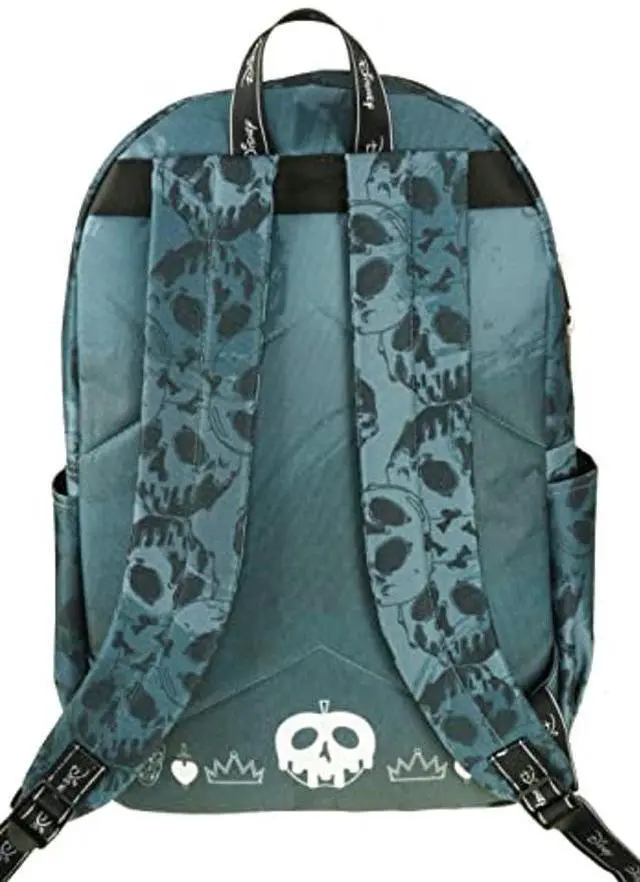 Alt view image 4 of 5 - KBNL Classic Disney Villains - Evil Queen Backpack with Laptop Compartment for School, Travel, and Work, Multicolor