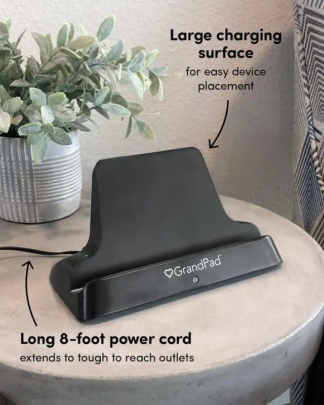 Alt view image 3 of 5 - GrandPad Charger, Wireless Charging Dock for The GrandPad Tablet