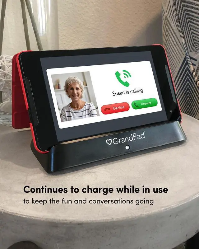 Alt view image 5 of 5 - GrandPad Charger, Wireless Charging Dock for The GrandPad Tablet