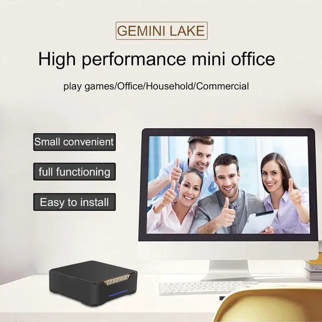 Alt view image 5 of 5 - Kayoote Mini PC Windows 11 Pro, Intel Celeron N100 8GB+128GB Mini Computers, Small PC Desktop 4K/WiFi/HDMI/USB3.2/Dual HDMI for Home, Office