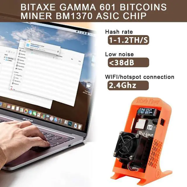 Alt view image 2 of 5 - KIDSMIA Bitaxe Gamma 601 Bitcoins Miner 1.2TH/s Solo Miner BM1370 Asic Chip 18W/TH BTC Gamma Open System Asic Bitcoins Mining Machine