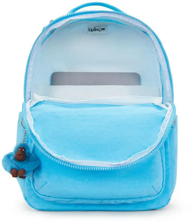 Alt view image 3 of 5 - Kipling Women's Seoul 15" Laptop Backpack, Durable, Roomy with Padded Shoulder Straps, Built-In Protective Sleeve