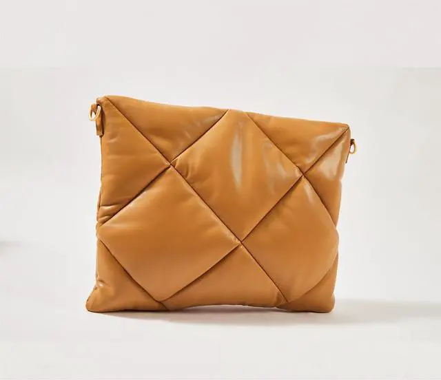 Alt view image 4 of 5 - Le Duo Chic 14 Inch & 16 Inch Laptop Sleeve - Golden Caramel, Puffy Cotton Padding (16 Inch)