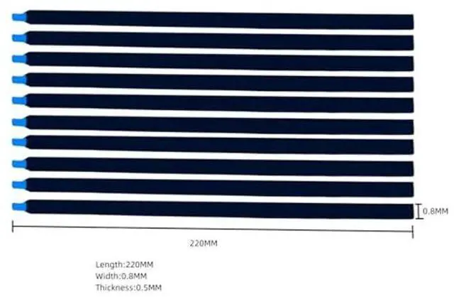 Alt view image 2 of 5 - NUIGUBF Black Easy Pull Stretch Tape Laptop,for LED Screen Replacement Panel, Portable Non-Tracking Pull Resistant Double Sided Tape (No Handle 220 * 8 * 0.5mm)