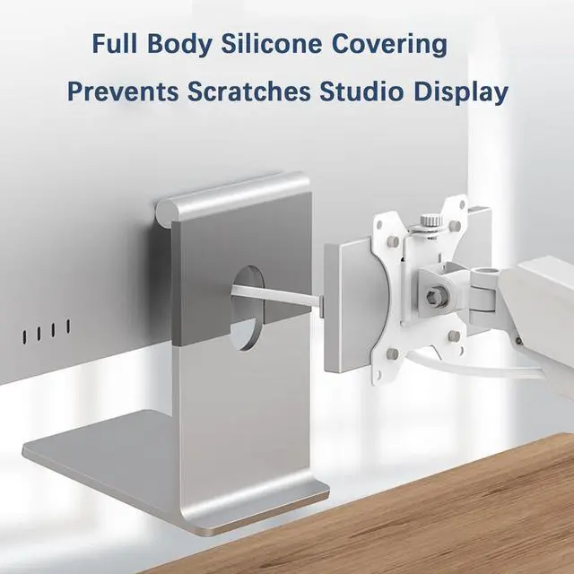 Alt view image 4 of 5 - HEHELISAIL Vesa Monitor Arm Mounting Kit Vesa Converter for 27 Inch Apple Studio Display Monitor Aluminum Alloy is Strong and Durable