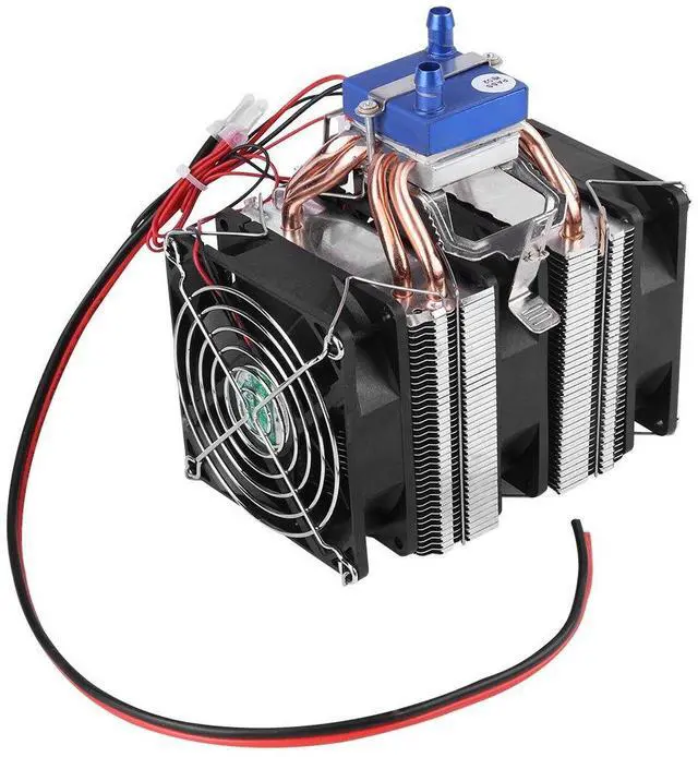 Alt view image 5 of 5 - DC 12V Thermoelectric Cooler Peltier System Semiconductor Refrigeration Water Chiller Cooling Device for Fish (120W for 30L)