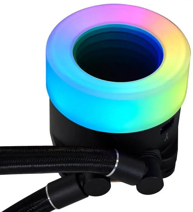 Alt view image 5 of 5 - Lian LIANLI Water Cooling Kit "Galahad" Series II Trinity 240 Black 1.1 inch (27 mm) Thick Radiator with ARGB Fan