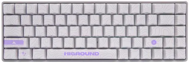 Main image of Higround Basecamp 65HE RETROSUPER Keyboard, 65% Mechanical USB Wired PC Gaming Keyboard with Gateron KS-37 Magnetic Switches, Programable RGB, Hot-Swappable, Deep Thock Creamy Sounding, Pre-lubed