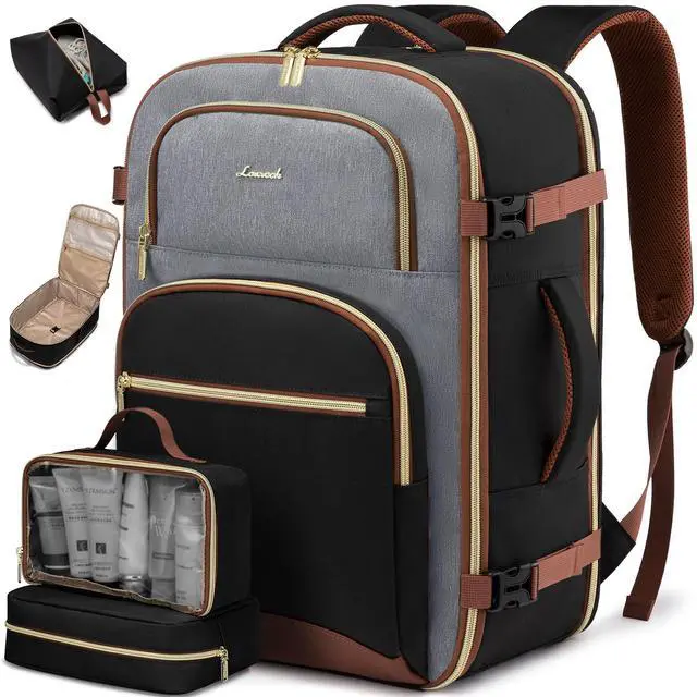 Main image of LOVEVOOK Travel Essentials Carry on Backpack 40L Travels Backpack for Women,Waterproof TSA Personal Item Travels Bag Airline Flight Approved,Large Carry on Luggage Laptop Backpack with Packing Cubes
